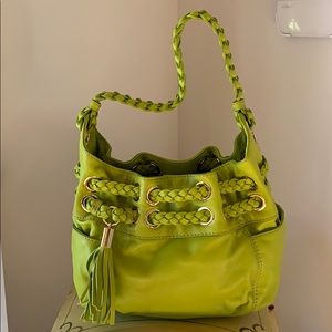 Michael Kors lime green bag